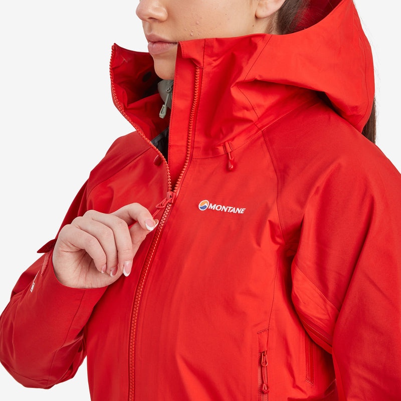 Montane Phase XPD Regenjacke Damen Rot | JWAX-59026