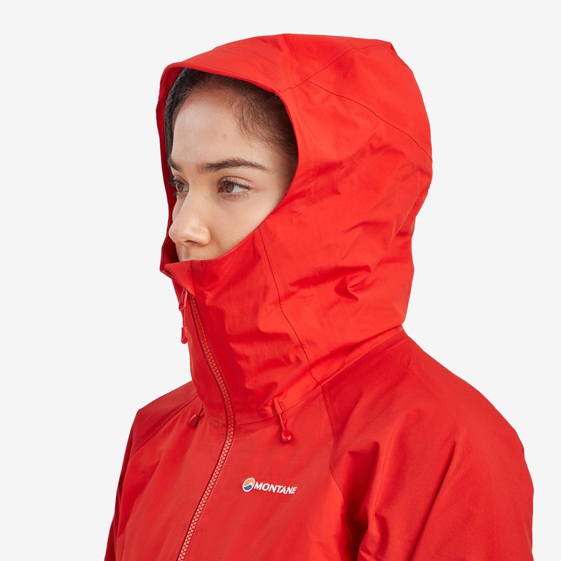 Montane Phase XPD Regenjacke Damen Rot | JWAX-59026