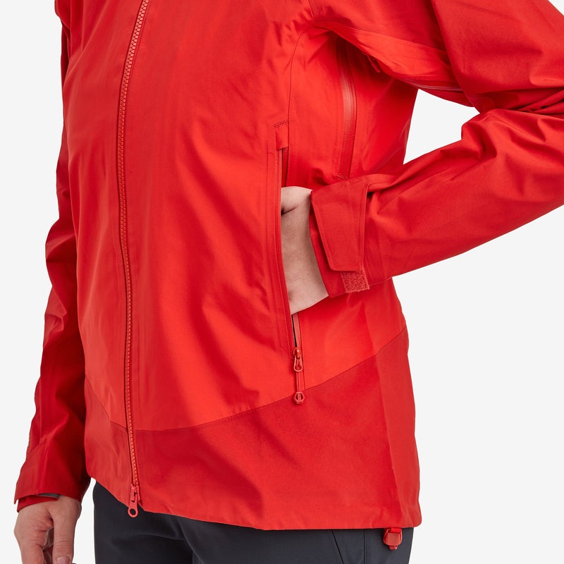 Montane Phase XPD Regenjacke Damen Rot | JWAX-59026