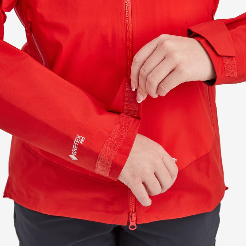 Montane Phase XPD Regenjacke Damen Rot | JWAX-59026