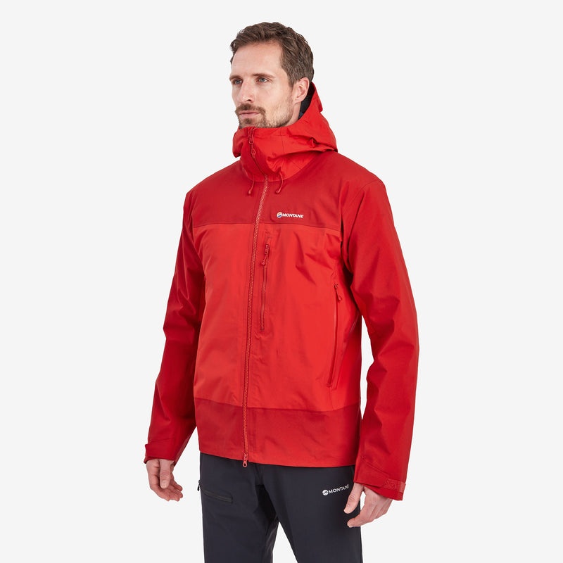 Montane Phase XPD Regenjacke Herren Rot | QWVN-64930