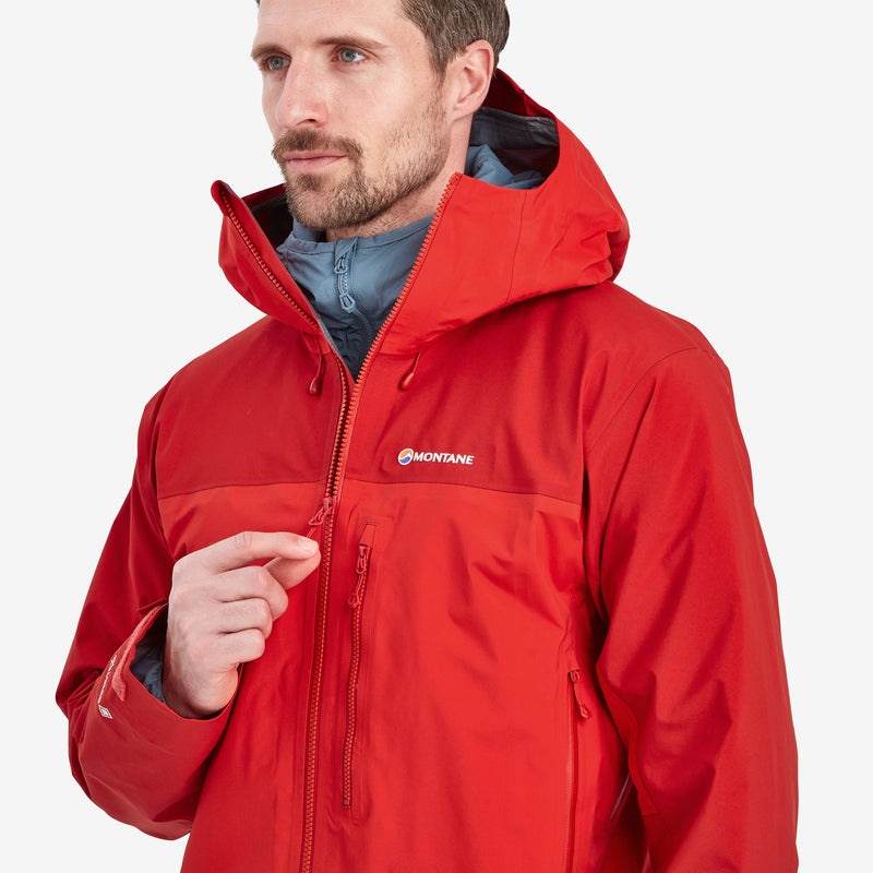 Montane Phase XPD Regenjacke Herren Rot | QWVN-64930