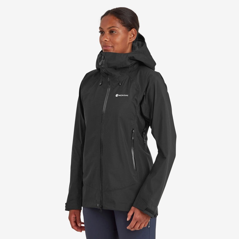 Montane Phase XT Regenjacke Damen Schwarz | MAXQ-39501