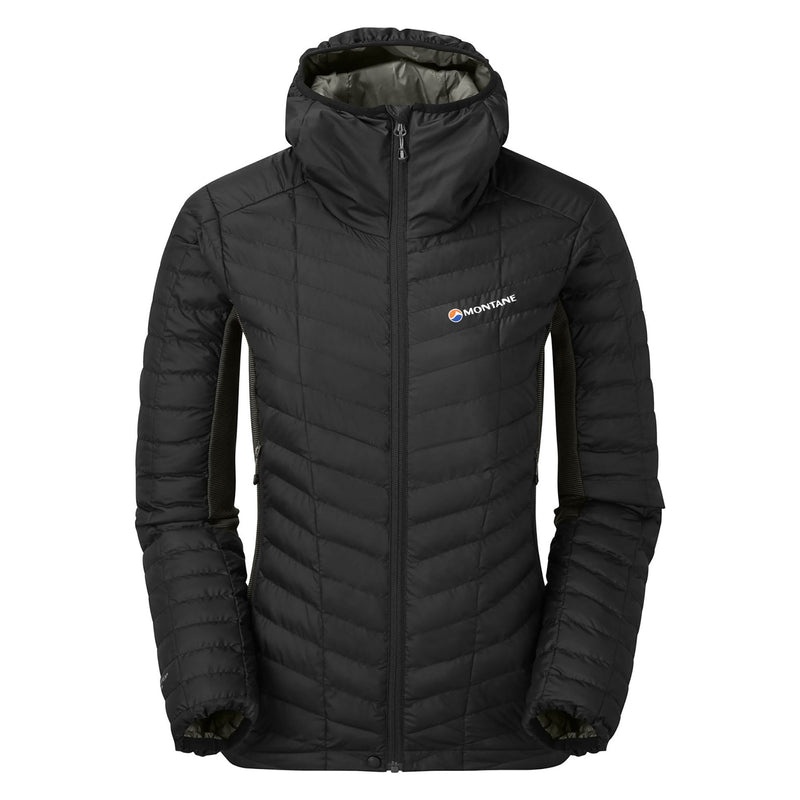 Montane Phoenix Stretch Kapuzenjacke Damen Schwarz | OFYI-93624