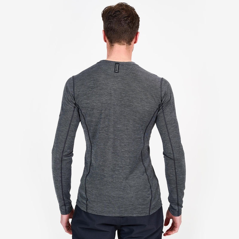 Montane Primino 140 Long Sleeve T-Shirt Herren Schwarz | WEPL-63948