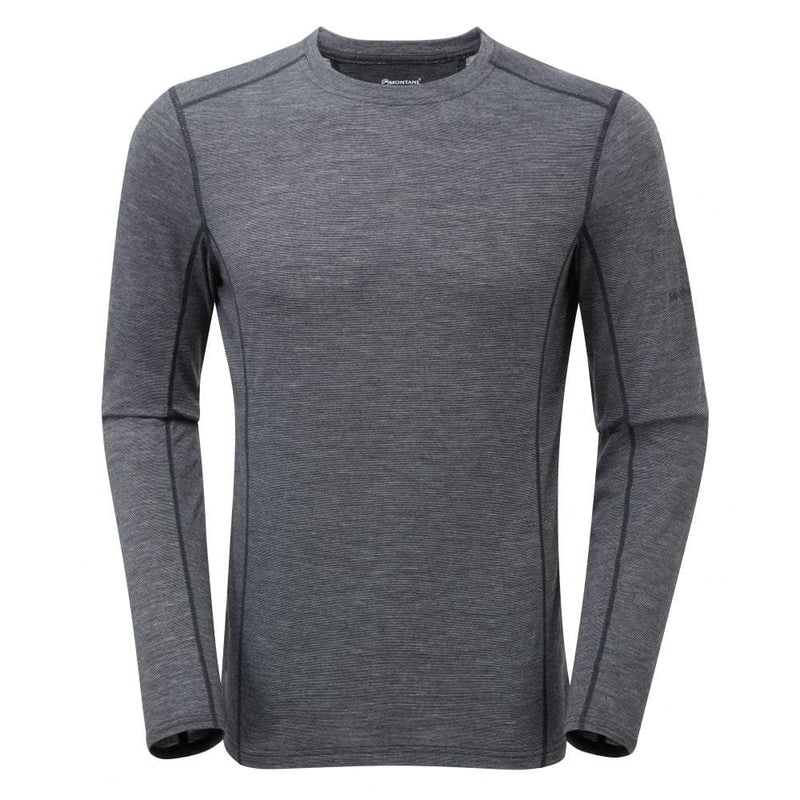 Montane Primino 140 Long Sleeve T-Shirt Herren Schwarz | WEPL-63948