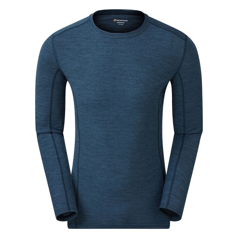 Montane Primino 140 Long Sleeve T-Shirt Herren Blau | MSFH-35492