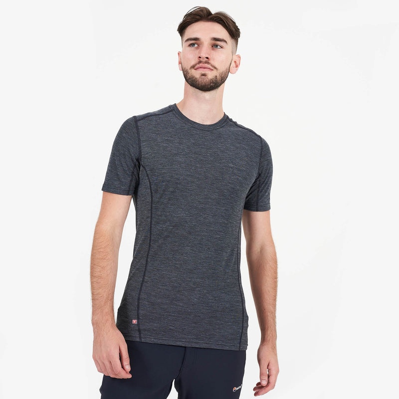 Montane Primino 140 T-Shirt Herren Schwarz | TGNM-25148