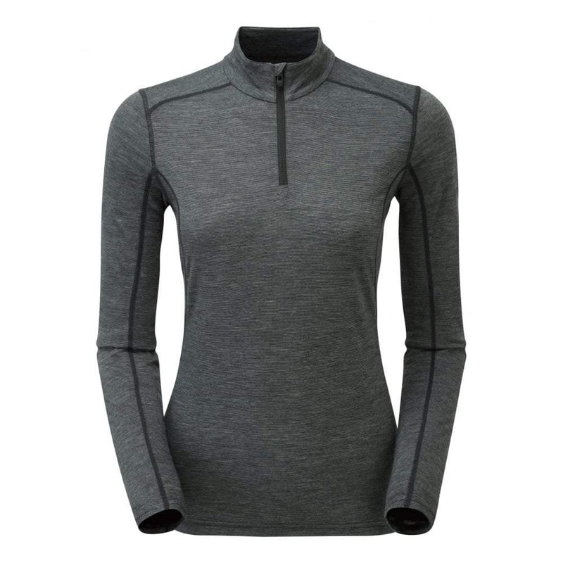 Montane Primino 140 Zip Neck Baselayer Sweatshirts Damen Schwarz | XEPJ-17948