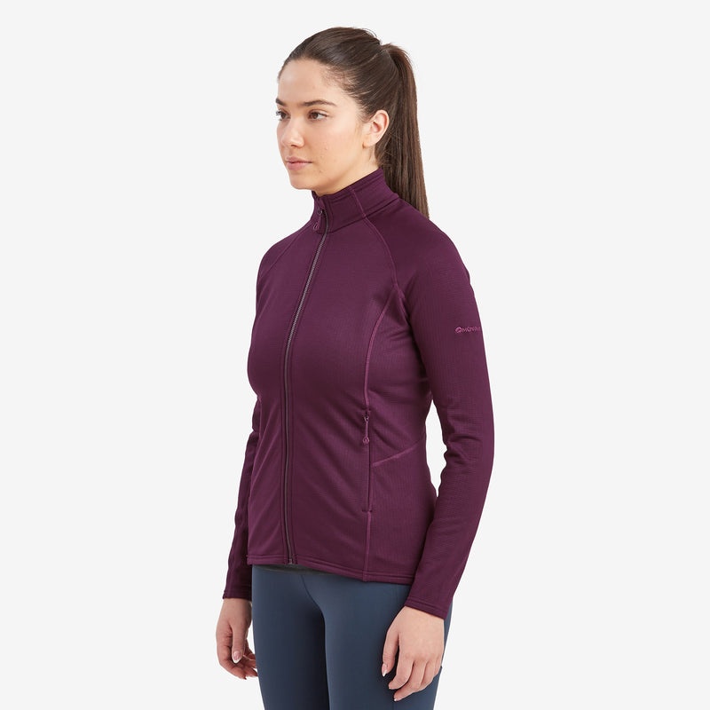 Montane Protium Fleecejacken Damen Lila | XAEF-91347