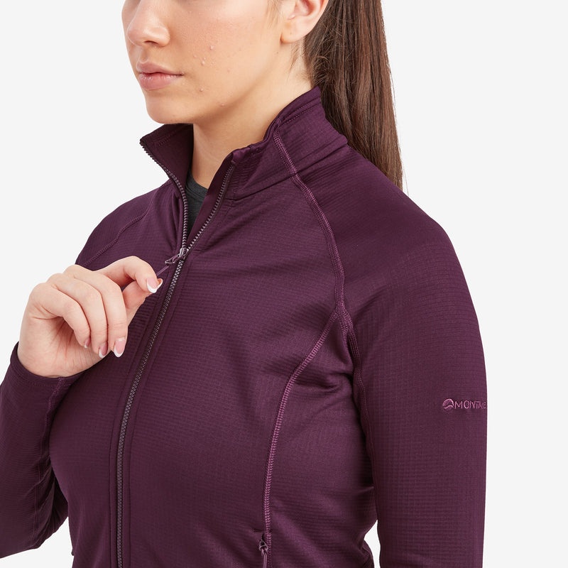 Montane Protium Fleecejacken Damen Lila | XAEF-91347