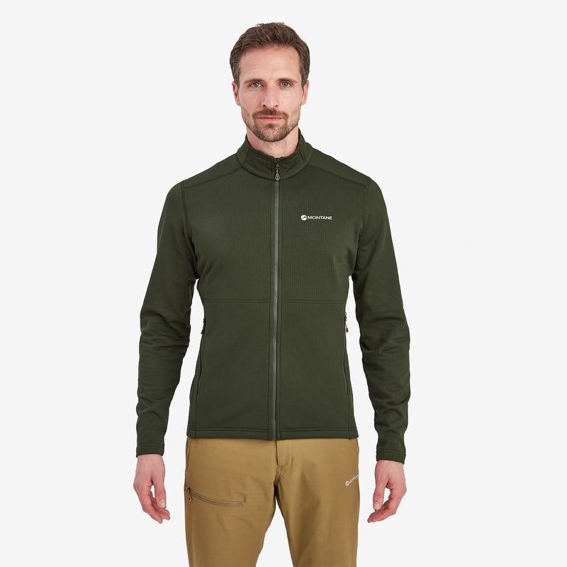 Montane Protium Fleecejacken Herren Dunkelgrün | ZCMK-14826