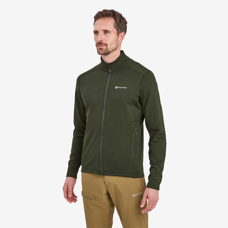 Montane Protium Fleecejacken Herren Dunkelgrün | ZCMK-14826