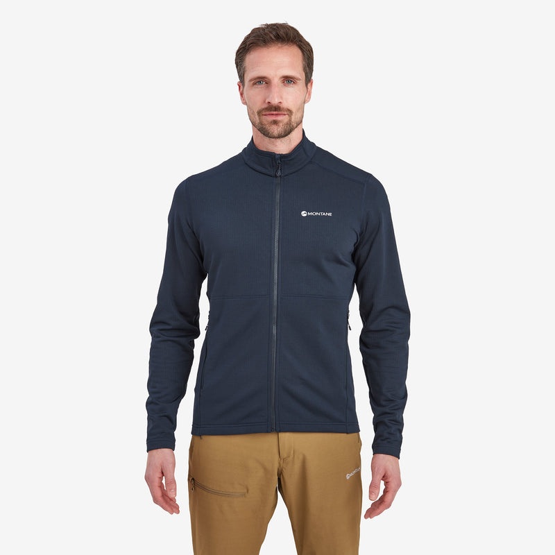 Montane Protium Fleecejacken Herren Navy | ODZU-65307