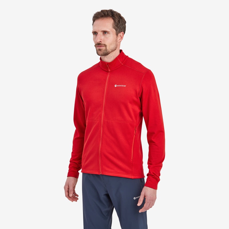 Montane Protium Fleecejacken Herren Rot | XHWJ-17846