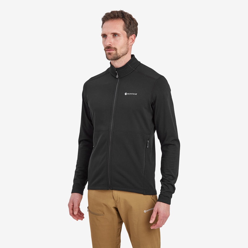 Montane Protium Fleecejacken Herren Schwarz | GZFQ-71643