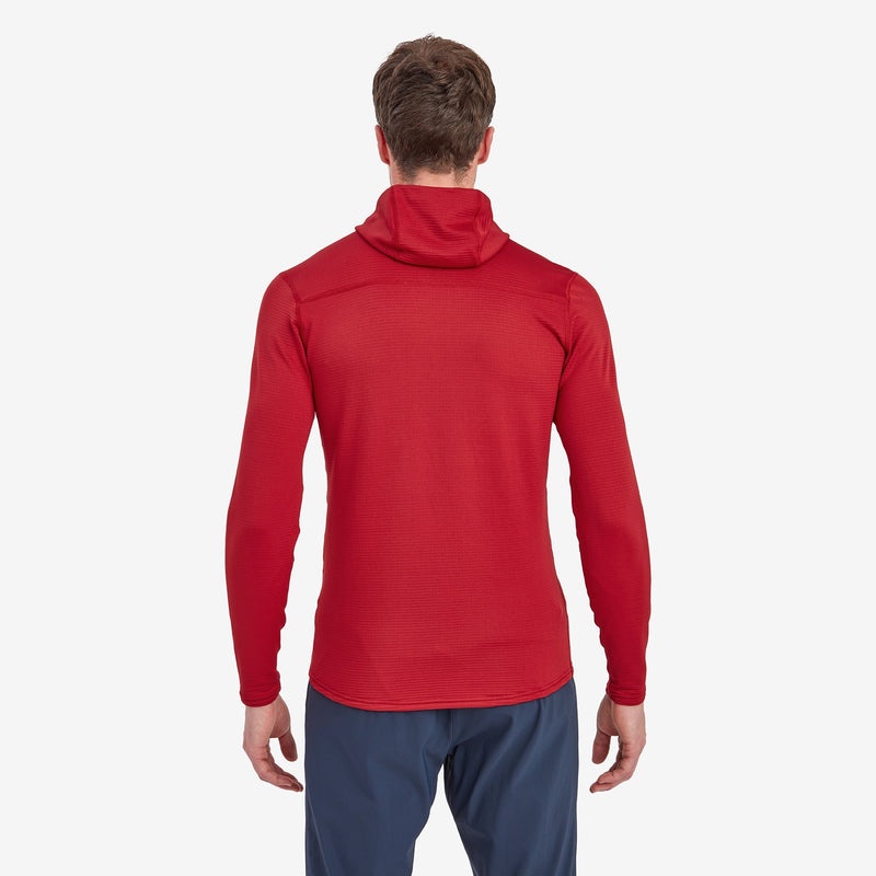 Montane Protium Lite Pull On Fleece Hoodie Herren Rot | SCAO-41305