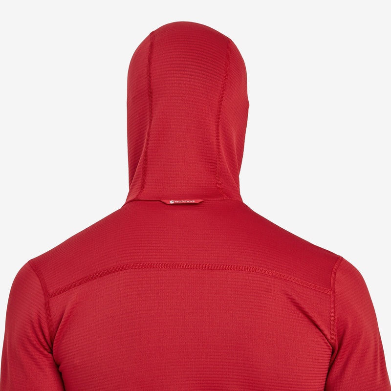 Montane Protium Lite Pull On Fleece Hoodie Herren Rot | SCAO-41305