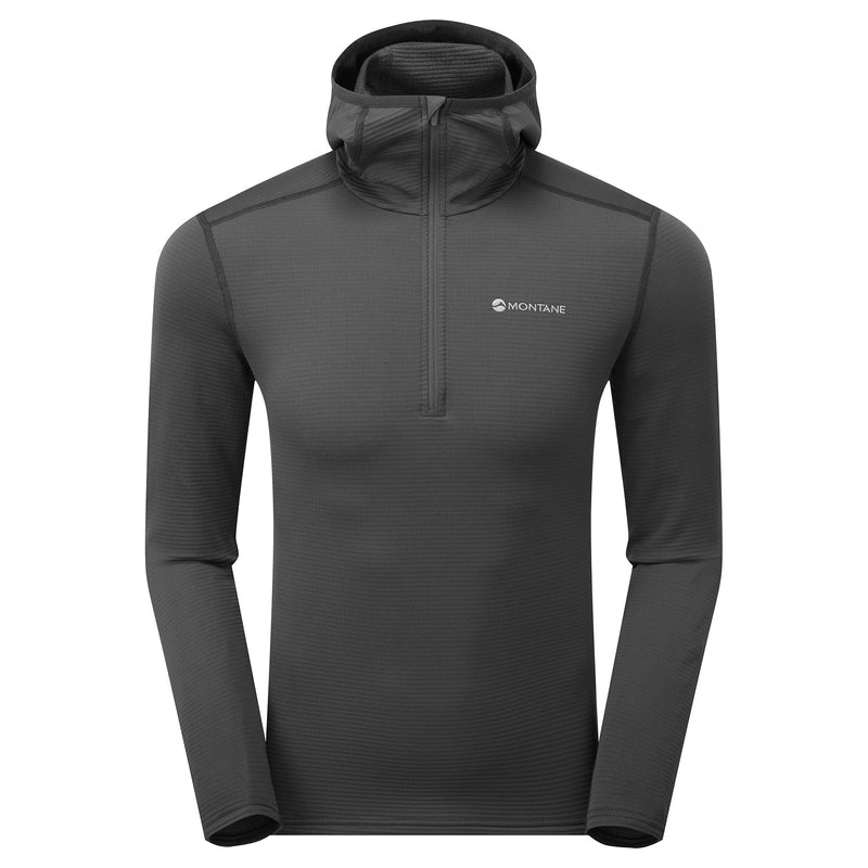 Montane Protium Lite Pull On Fleece Hoodie Herren Dunkelgrau | QPCJ-63850