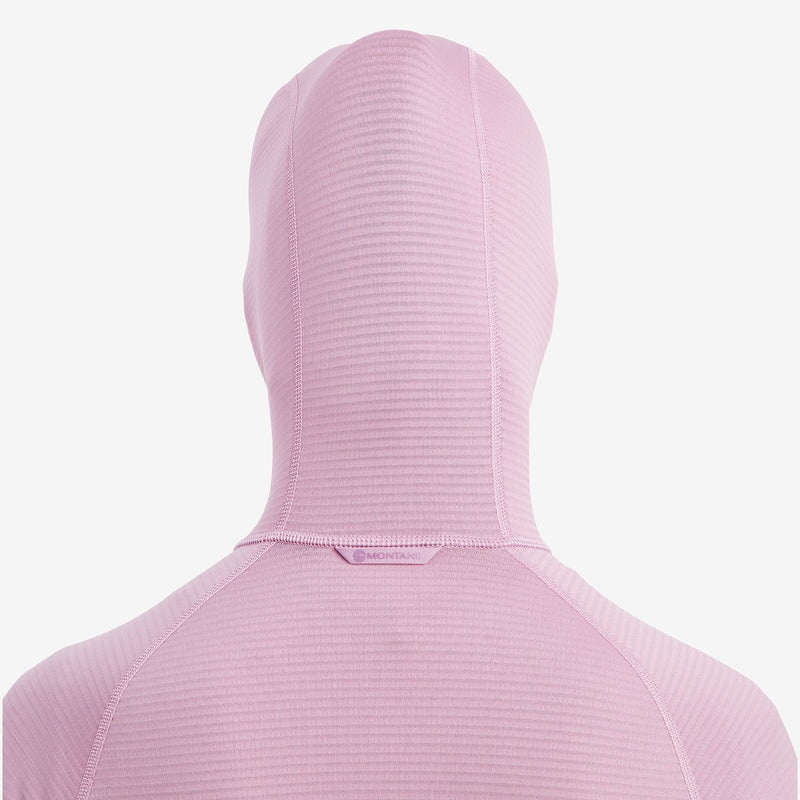 Montane Protium Lite Pull On Fleece Hoodie Damen Rosa | KFZE-30261