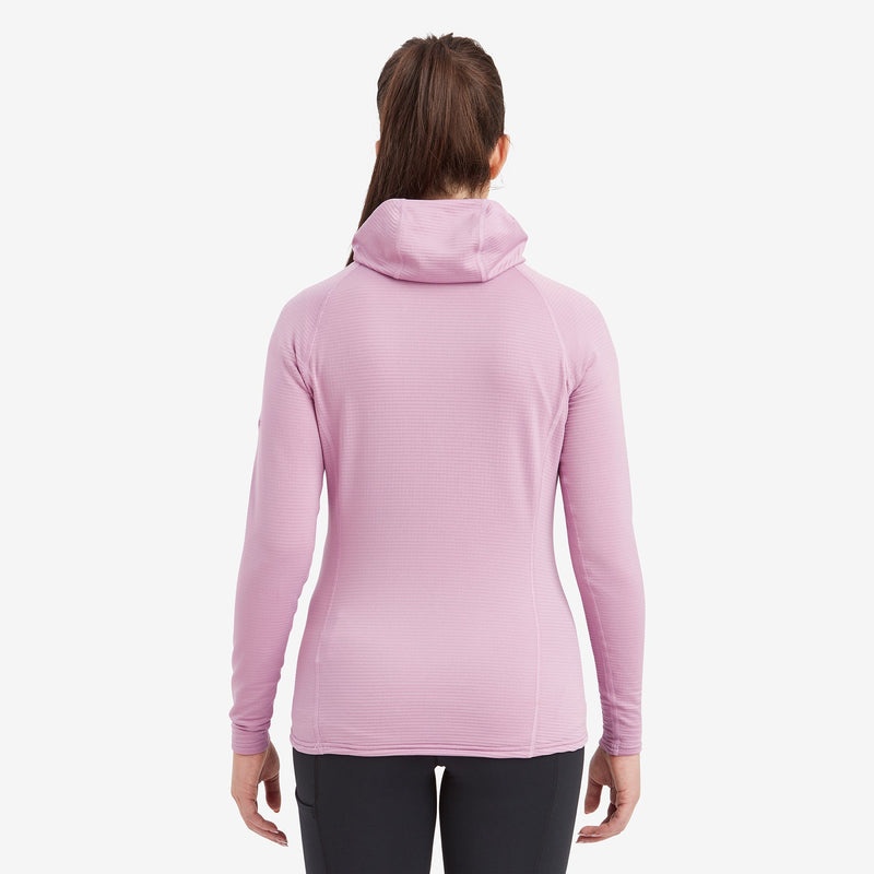 Montane Protium Lite Pull On Fleece Hoodie Damen Rosa | KFZE-30261