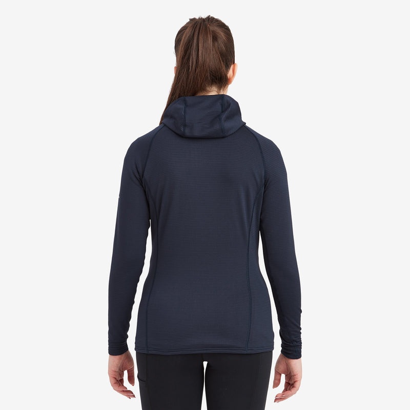 Montane Protium Lite Pull On Fleece Hoodie Damen Navy | WEAK-12869