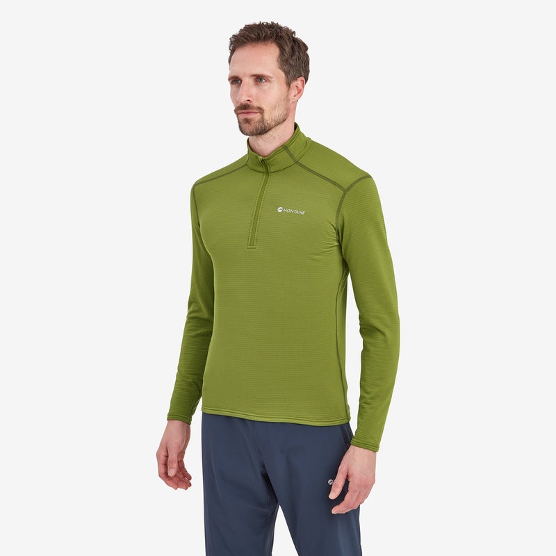 Montane Protium Lite Pull On Fleece Sweatshirts Herren Grün | QBSD-84907