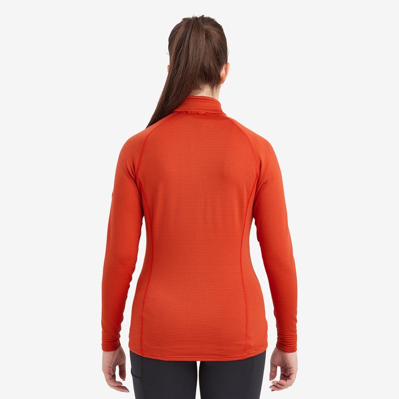 Montane Protium Lite Pull On Fleece Sweatshirts Damen Orange | JIMW-04936