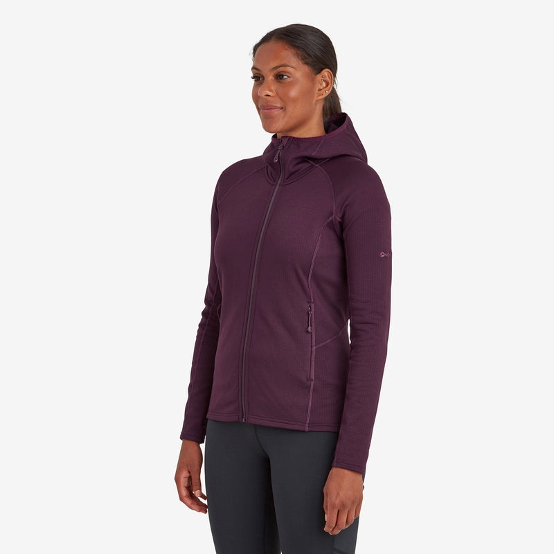 Montane Protium Mit Kapuze Fleecejacken Damen Lila | IBAD-83976