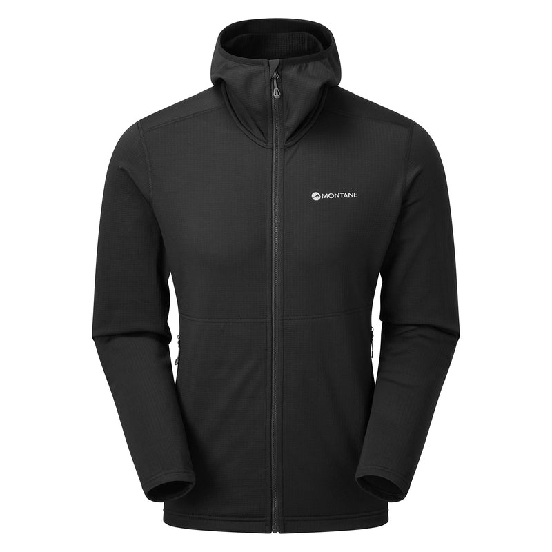 Montane Protium Mit Kapuze Fleecejacken Herren Schwarz | KRQL-96745