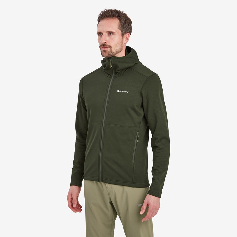 Montane Protium Mit Kapuze Fleecejacken Herren Dunkelgrün | JBTE-40175