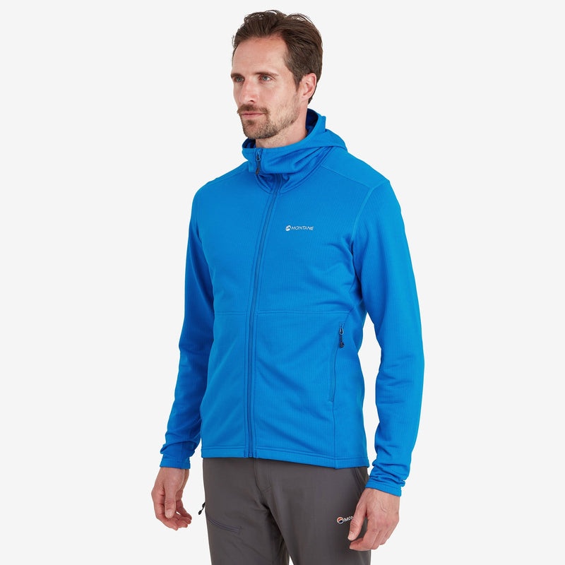 Montane Protium Mit Kapuze Fleecejacken Herren Blau | ZFUN-07158