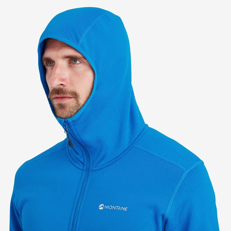 Montane Protium Mit Kapuze Fleecejacken Herren Blau | ZFUN-07158