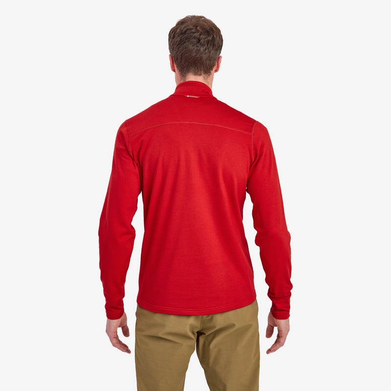 Montane Protium Pull On Fleece Sweatshirts Herren Rot | CBHP-63491