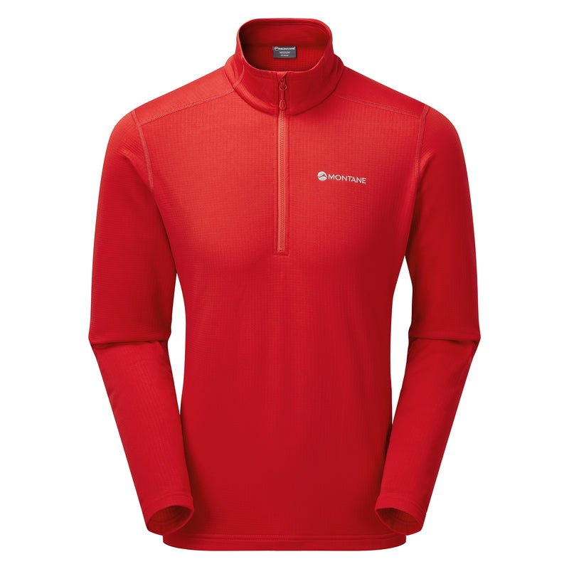 Montane Protium Pull On Fleece Sweatshirts Herren Rot | CBHP-63491