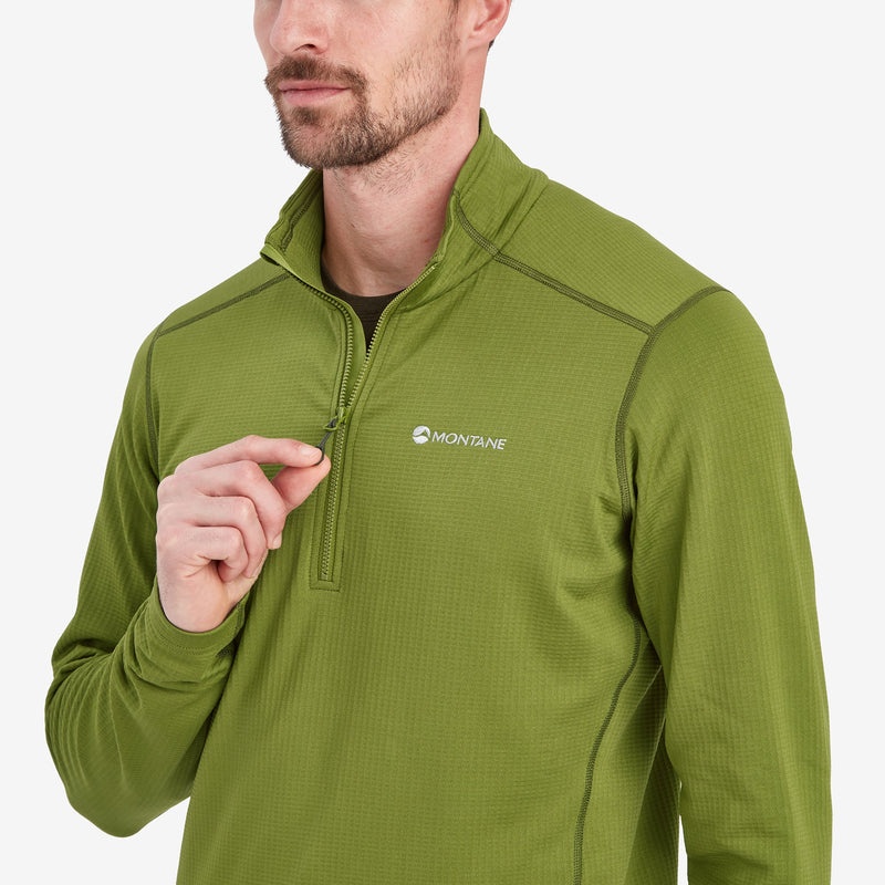 Montane Protium Pull On Fleece Sweatshirts Herren Grün | KTXD-80647