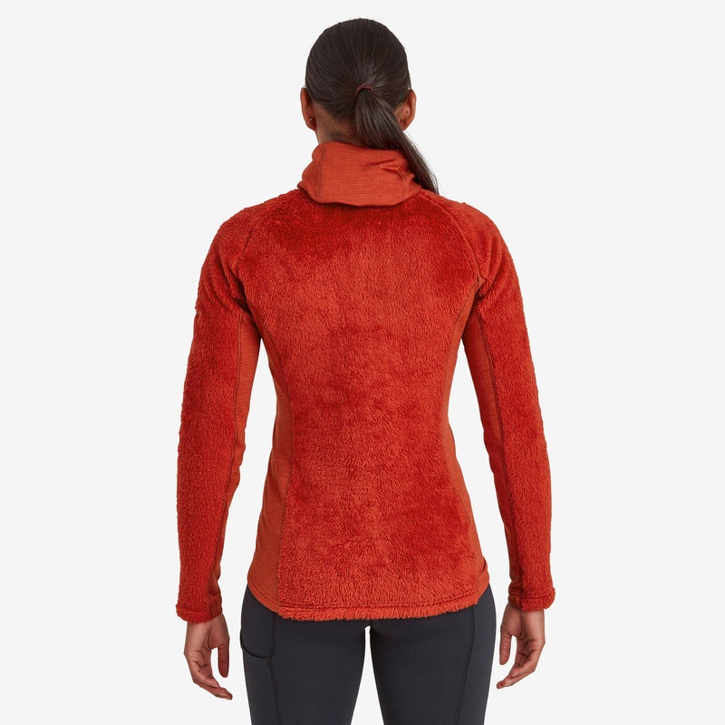 Montane Protium XPD Mit Kapuze Fleecejacken Damen Orange | JYVE-75028