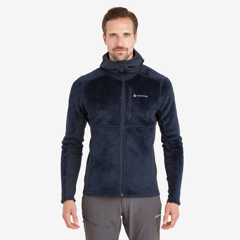 Montane Protium XPD Mit Kapuze Fleecejacken Herren Navy | RQVA-86271