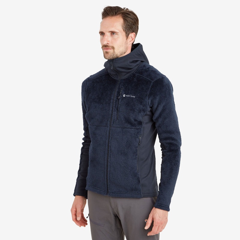 Montane Protium XPD Mit Kapuze Fleecejacken Herren Navy | RQVA-86271