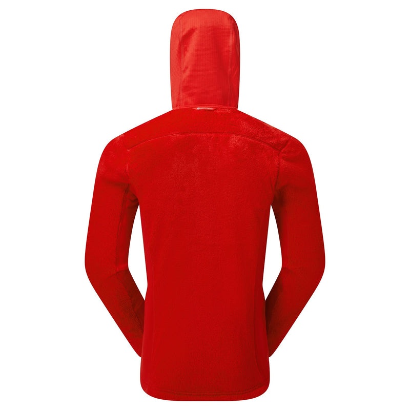 Montane Protium XPD Mit Kapuze Fleecejacken Herren Rot | AWPR-65283