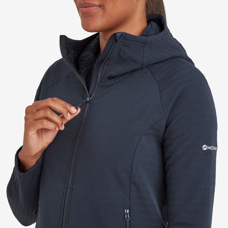 Montane Protium XT Mit Kapuze Fleecejacken Damen Navy | UAMV-31498