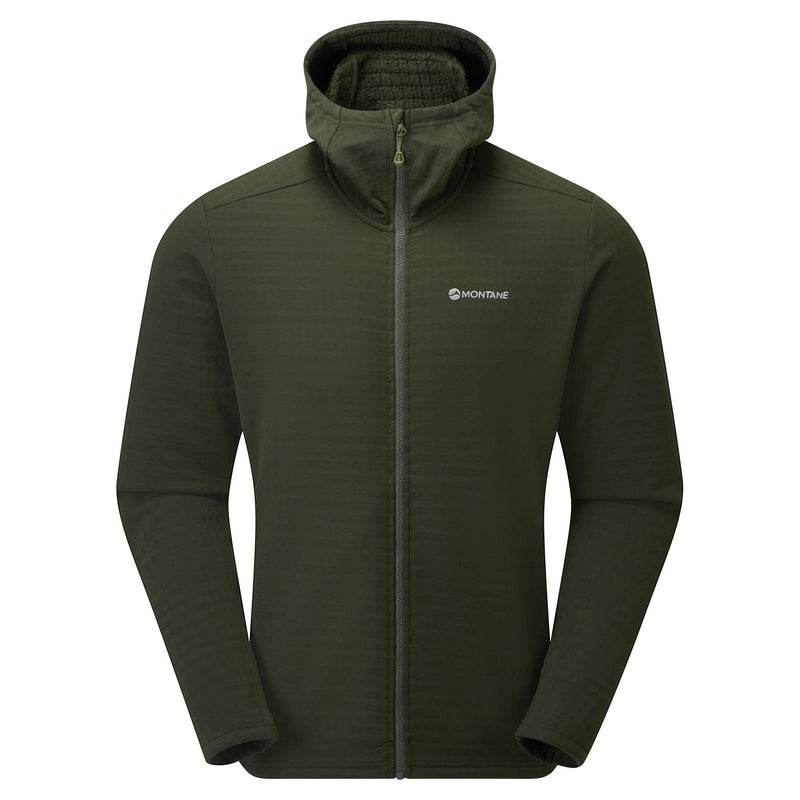 Montane Protium XT Mit Kapuze Fleecejacken Herren Dunkelgrün | HSAF-67123