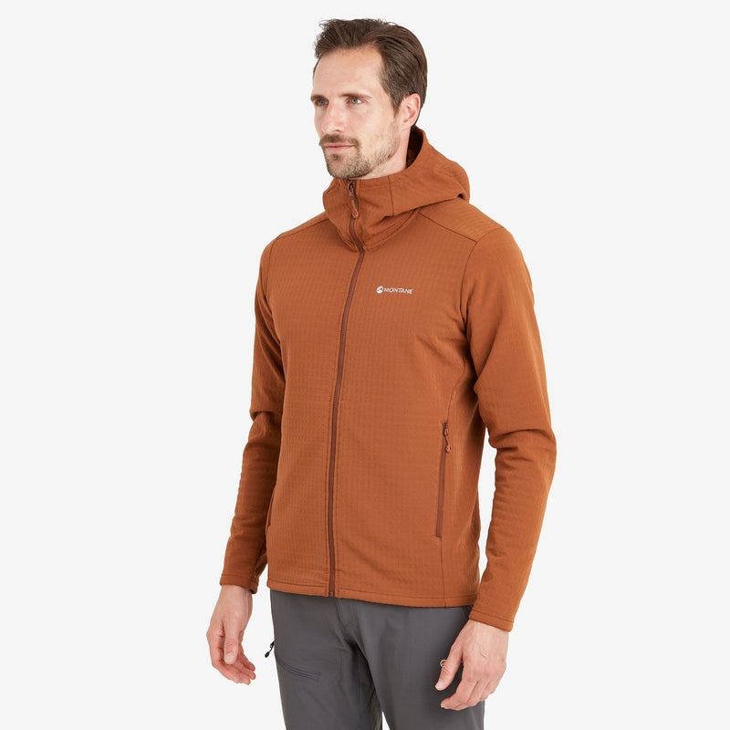 Montane Protium XT Mit Kapuze Fleecejacken Herren Braun | HKDA-17256