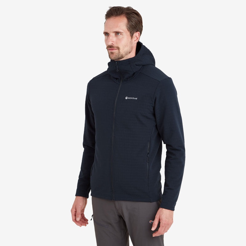 Montane Protium XT Mit Kapuze Fleecejacken Herren Navy | QHLC-59846