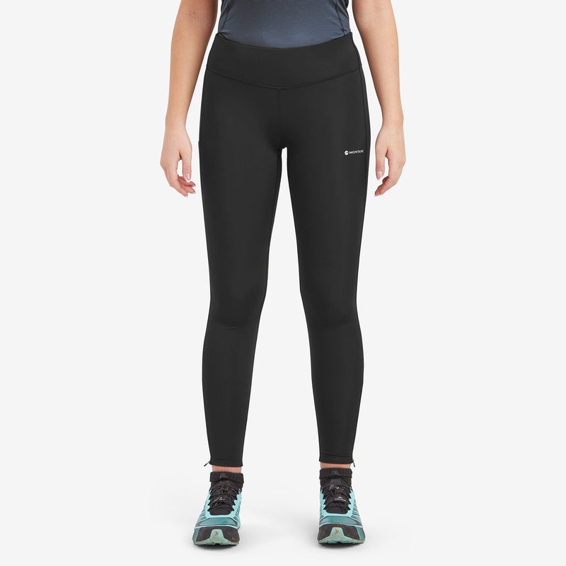 Montane Slipstream Trail Lauf Leggings Damen Schwarz | UREJ-87436