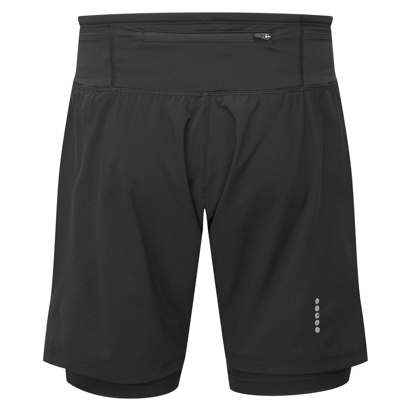 Montane Slipstream Twin Skin Lauf Kurze Hose Herren Schwarz | MJEB-27461