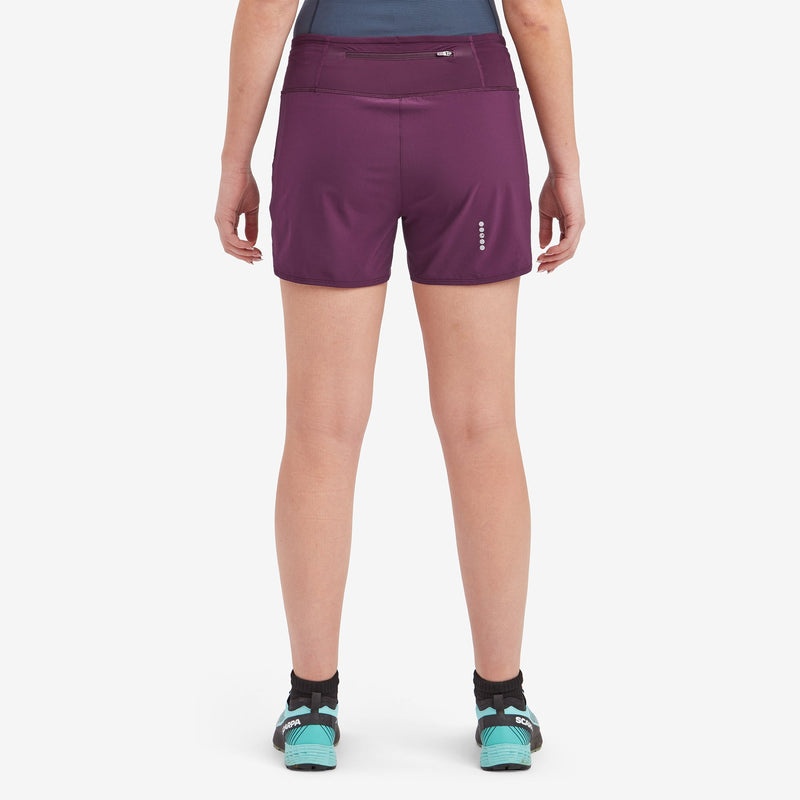 Montane Slipstream Twin Skin Trail Lauf Kurze Hose Damen Lila | ZOJW-96234