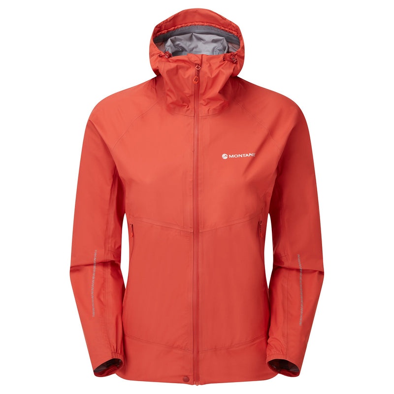 Montane Spine Regenjacke Damen Koralle | KJON-21480