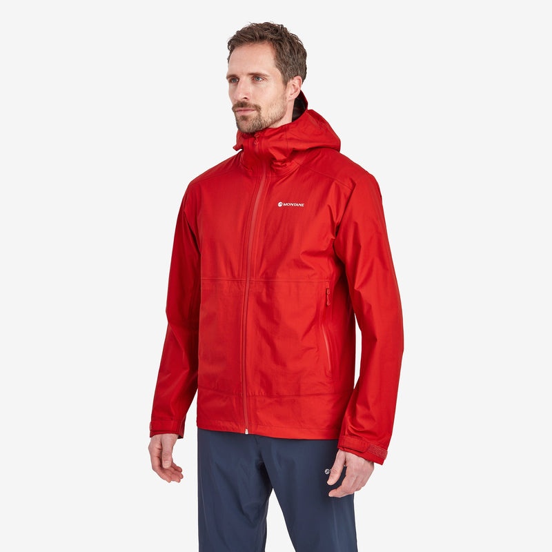 Montane Spirit Lite Regenjacke Herren Rot | BVMT-76501