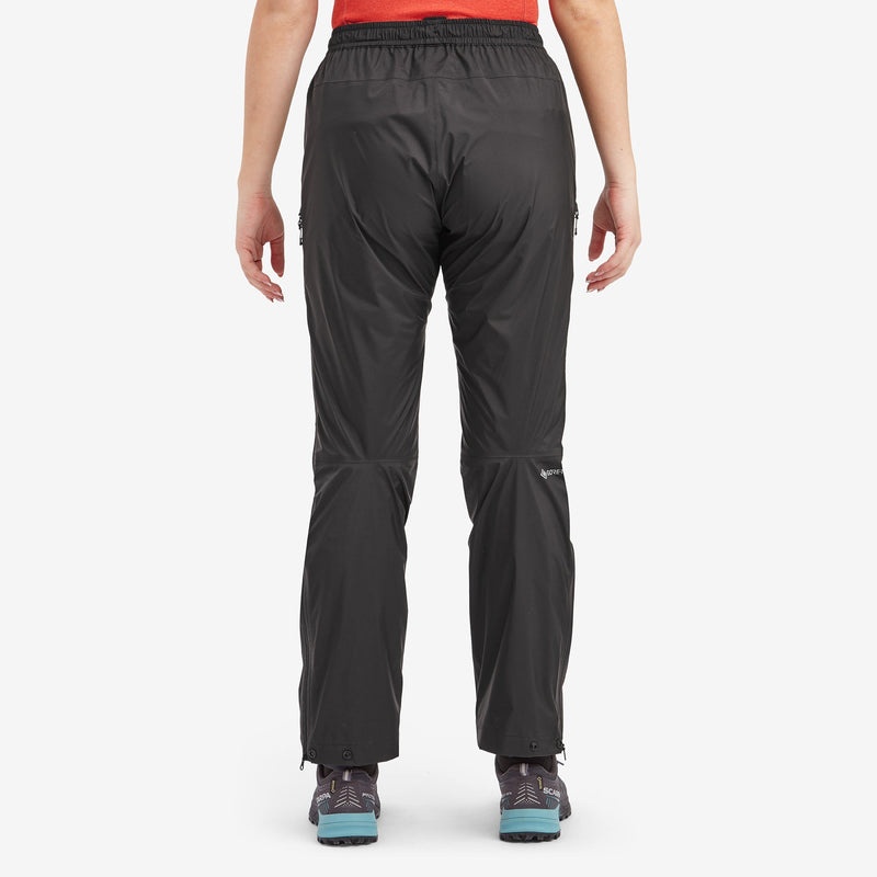 Montane Spirit Lite Wasserdichte Hose Damen Schwarz | RAID-69301